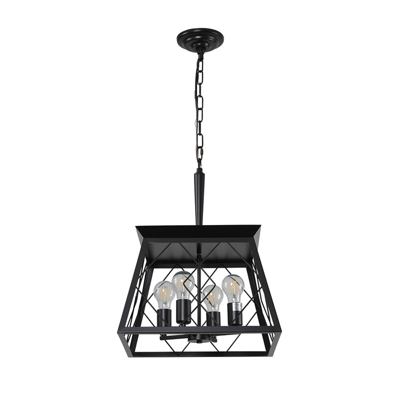 Rrtro Style Chandelier With Height Adjustable Features