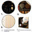 Golden Geometric Glam Full Moon - impression sur toile géométrique moderne-683159764-683159756