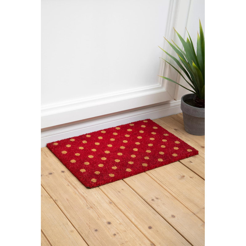 Erik Non-Slip Polka Dots Doormat