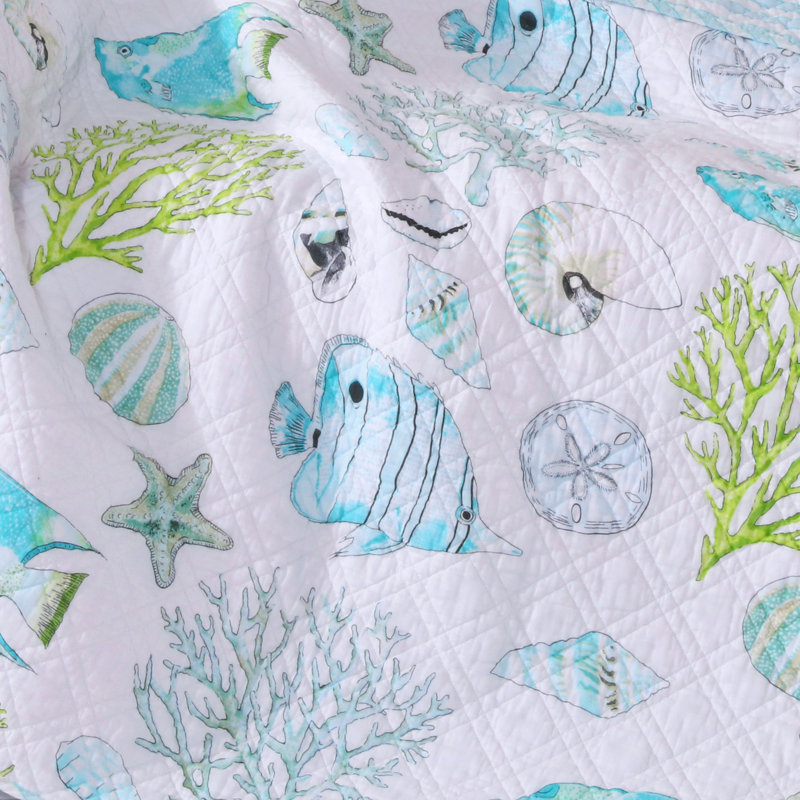 Biscayne Quilted Throw