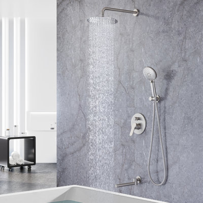 Système de douche complet avec valve brute