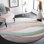 Tapis gris / rose / crème Dugway