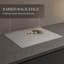 Planche à découper en acier inoxydable brossé, planche d'extension de plan de travail antidérapante, planche à découper polyvalente / tapis de pâte, convient pour combler les espaces autour de l'évier et pour la préparation des aliments