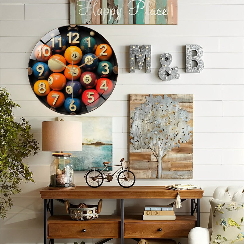 Horloge murale 12 po