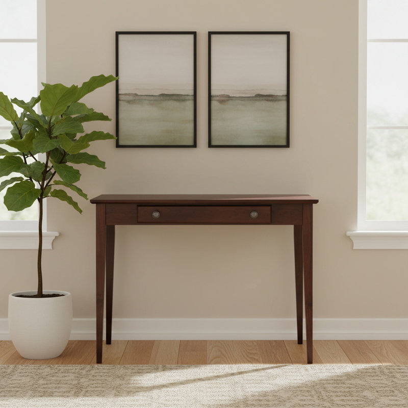 Bureau d'écriture Malani, Brown Mahogany