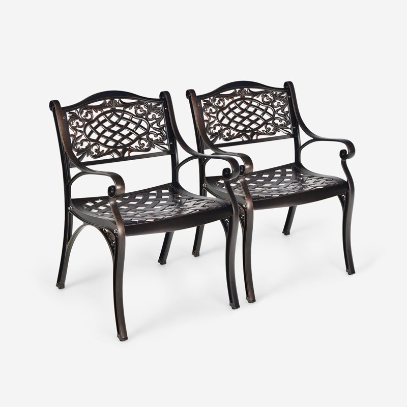 Parmer Outdoor Patio Dining Armchair