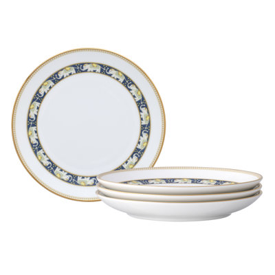 Noritake Tusker Garden Set Of 4 Bread & Butter/Appetizer Plates, 6.25"