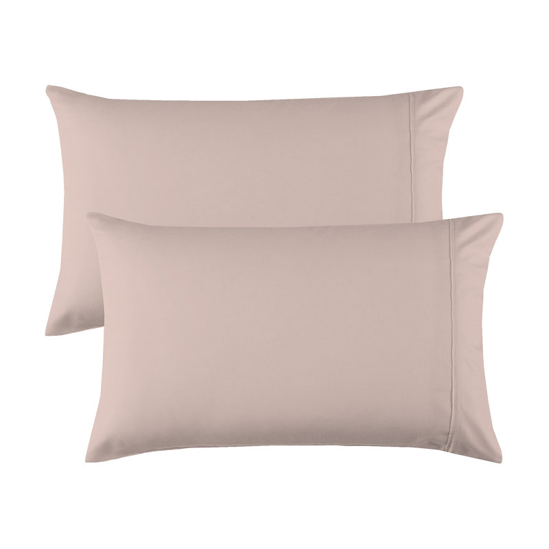 Light Pink Organic Cotton King Hypoallergenic Pillowcase Set