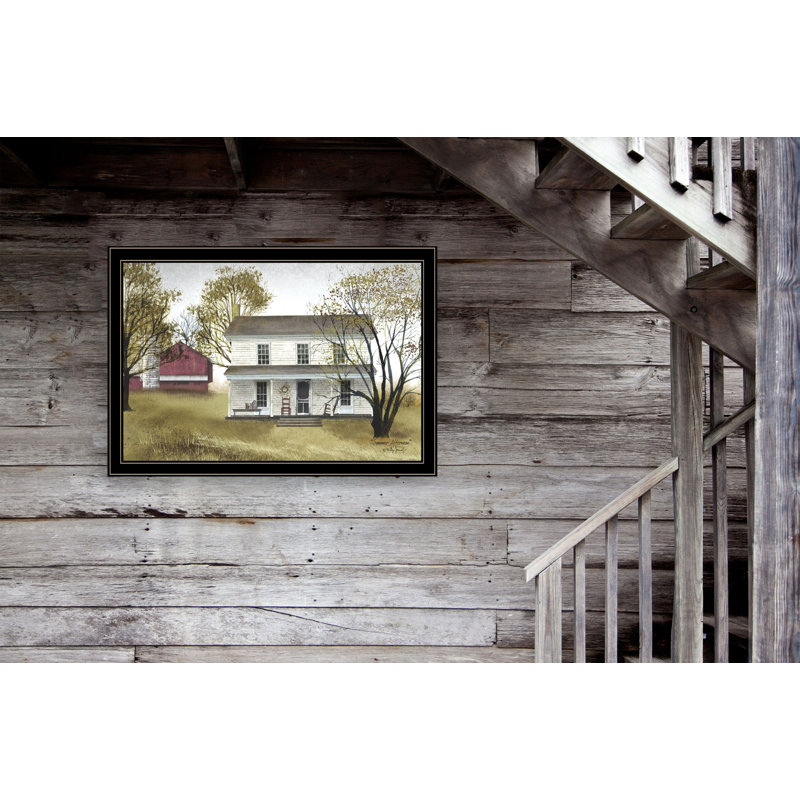 Summer Afternoon Print Wall Art, Black Closed Corner Framed