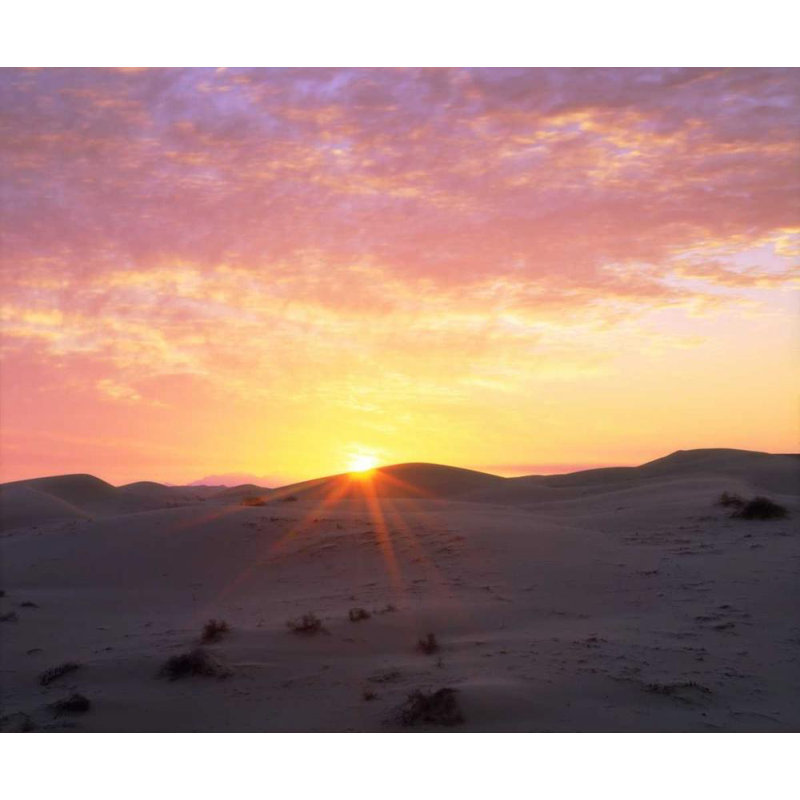 Art sur toile tendue par Talbot Frank, Christopher, États-Unis, Californie, dunes de sable Glamis au lever du soleil US05 BJA1279