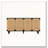 Accent Natural Sideboard Buffet Cabinet Storage