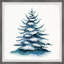 Tous les arbres de Noël sont parfaits - peinture encadrée-1019047788