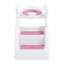 Siège de toilette pour tout-petit avec marchepied et poignées, rose-2011500906
