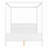 Wood Canopy Platform Bed-534843664