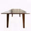 Grande table de cuisine extensible 106,3 po - Plateau grain de bois, panneau de particules 18 mm