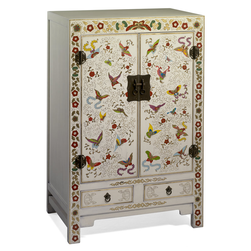 Hangzhou 82cm Sideboard, Cream Lacquer