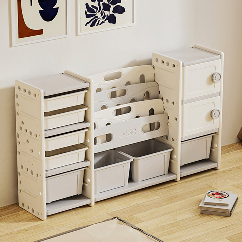 Zoomie Kids Kids Toy Storage Organizer 8 Storage Cabinet Removable Toy ...