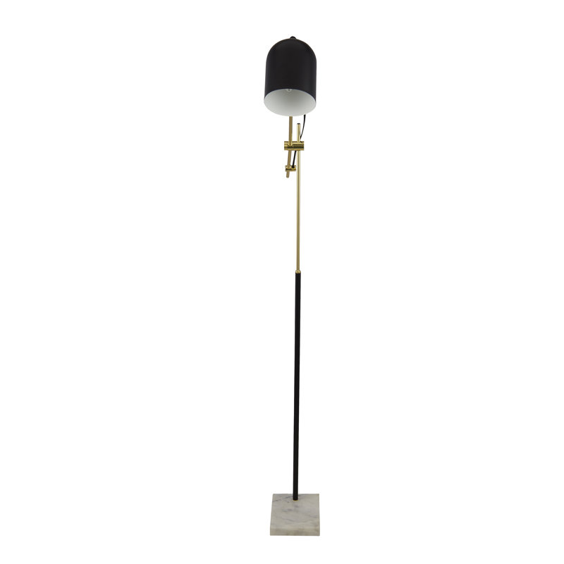Goleta 149cm Plated Swing Arm Floor Lamp