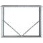 Remise à bûches, support à bûches avec toit, remise à bûches, support à bois de chauffage pour le porche de patio de jardin, acier galvanisé anthracite 70,9 po