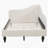 L-Shaped Daybed With Solid Wood Legs