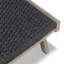 Chaise longue longue inclinable en teck 78,75 po Neécy-63791246