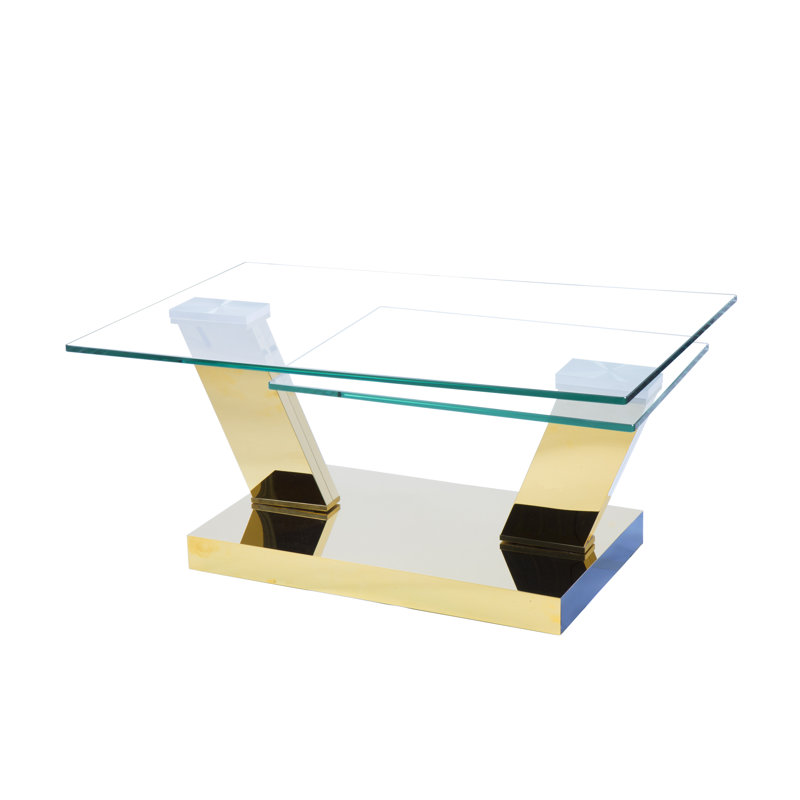 Table basse extensible Hughley, Or