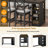Farmhouse Counter Height Dining Table Set-115299918-115299919