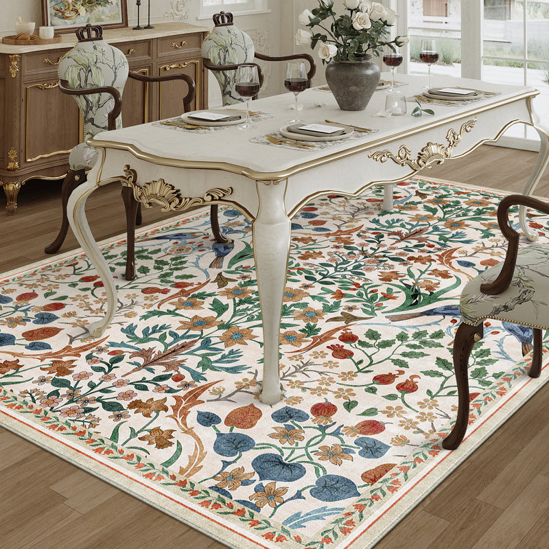 Destinay Floral Area Rug, Rectangle 300 x 400 cm