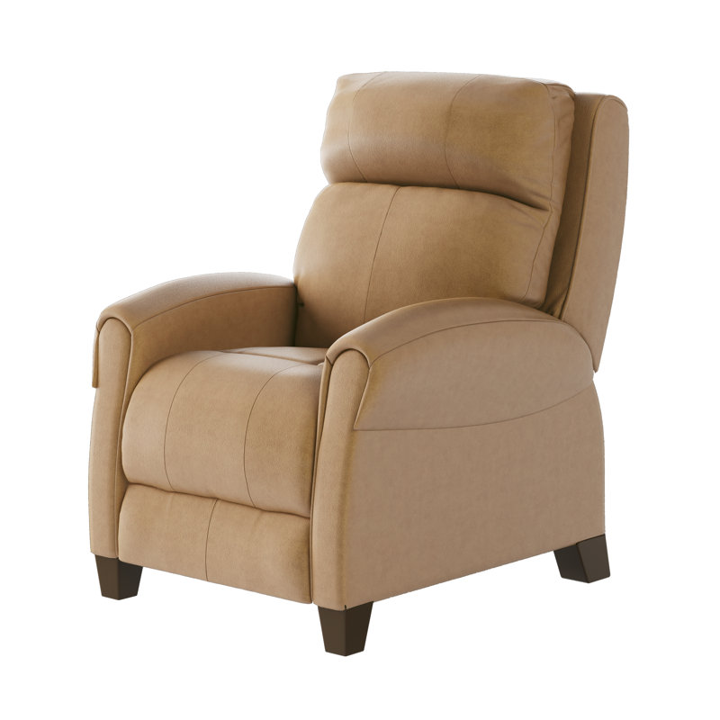 Fauteuil inclinable en cuir saturn avec appui-tête Saturn , Brun