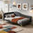 Upholstered Daybed with Headboard and Armrest-100202010-100202008