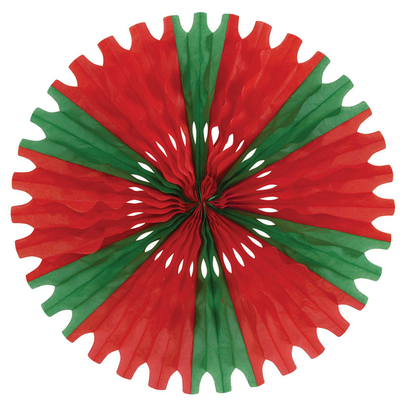 Ventilateur de papier de Noël