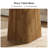 31.5 Inch Square Dining Table Counter Height Kitchen Table with Pedestal Base