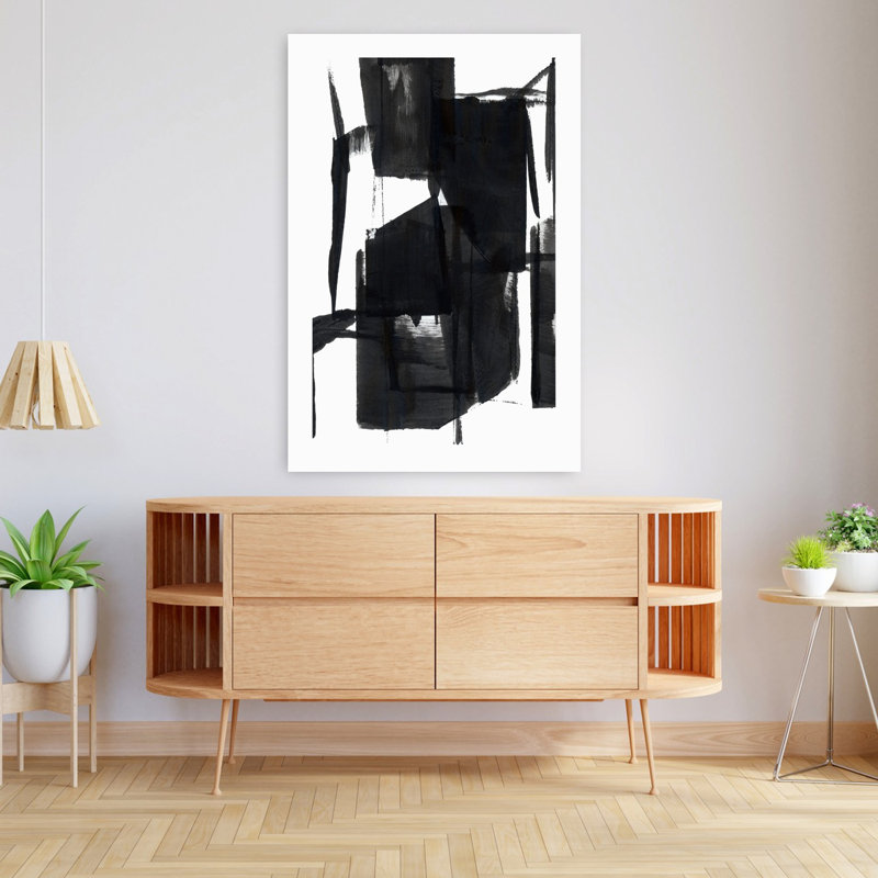 Art contemporain contemporain abstrait géométrique, H 48 po x l 32 po