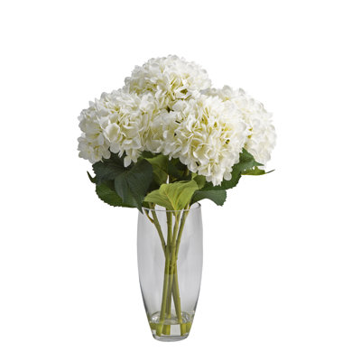 Hydrangea Arrangement in Vase
