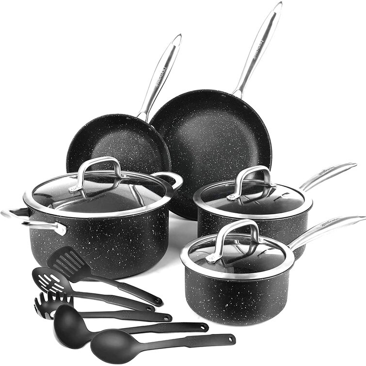 Non-Stick Pots And Pans Set 13-Piece Kitchen Utensil Set Kitchen