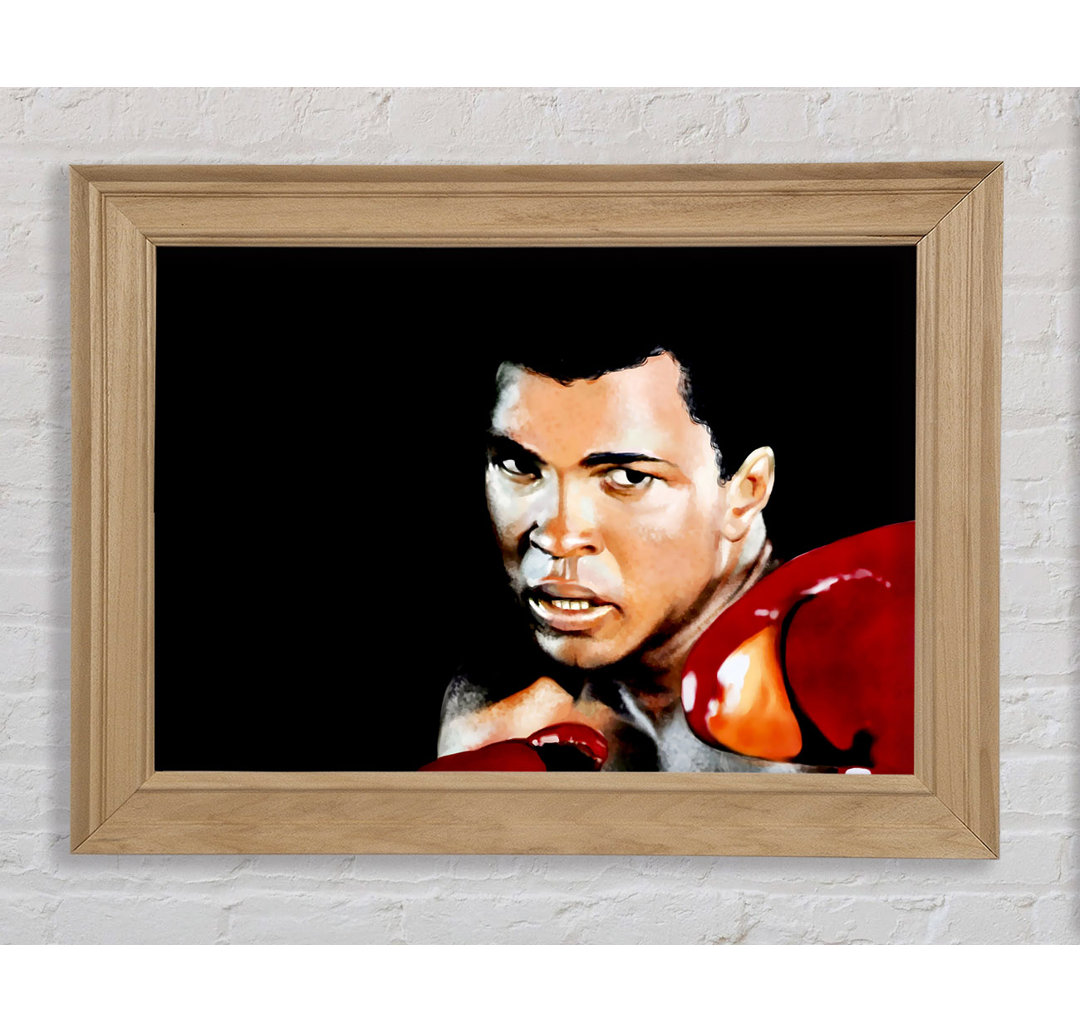 Muhammad Ali Boxhandschuhe - Einzelner Bilderrahmen Kunstdrucke