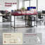 L-Shaped Metal Base Computer Desk-412075413