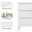 3 Drawer 80cm W Dresser-2101632027