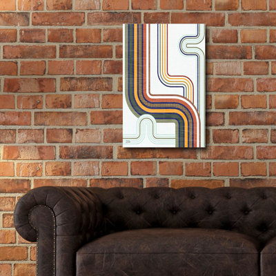 «Retro Subway 2» par Melissa Averinos, art mural en verre acrylique