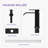 Waterfall Single Hole Single-Handle Low-Arc Bathroom Faucet With Pop-Up Drain Assembly In Matte Black-117873283