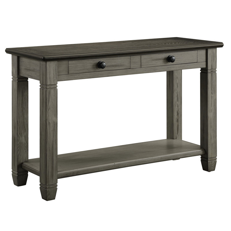 Table basse à finition café et gris antique pour le décor du salon 2 avec finition, pour un usage domestique, Gris antique
