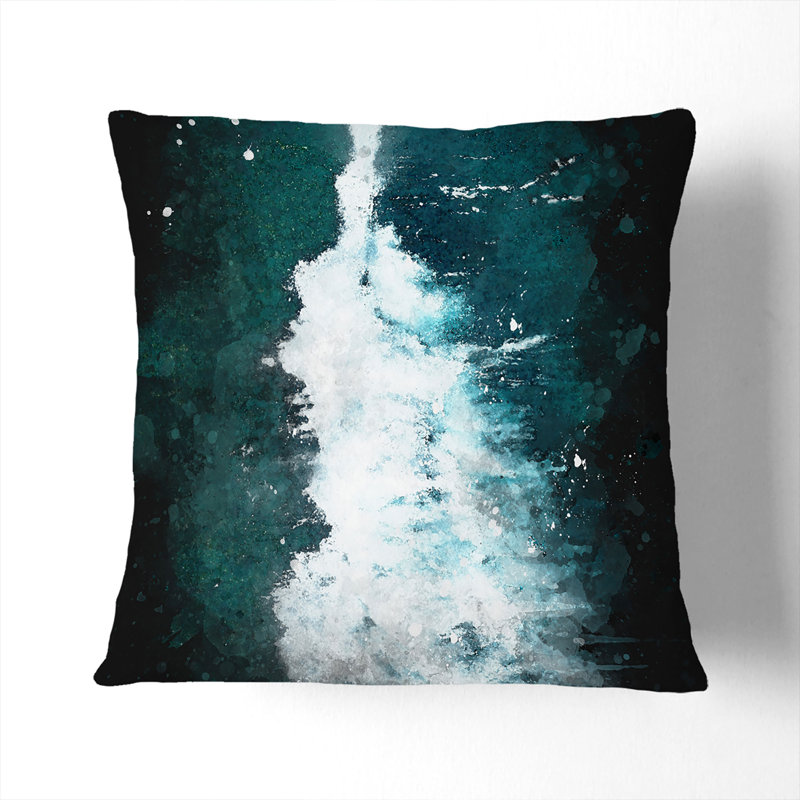Square Throw Cushion, 40cm H x 40cm W x 15cm D