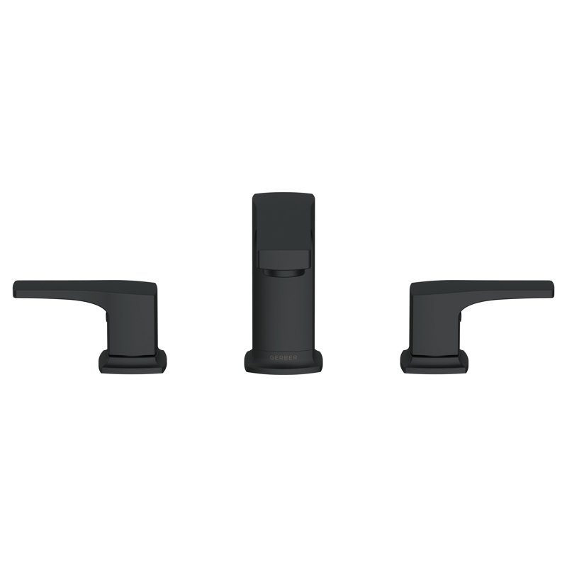 Robinet pour salle de bain à deux poignées Tribune, Teinte noire