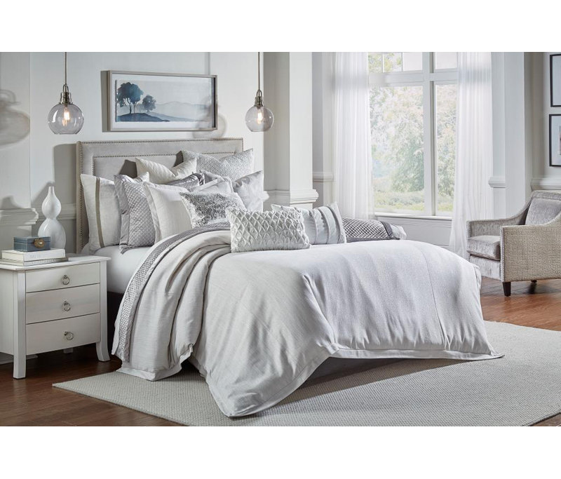 Polyester Percale Duvet Cover, King Duvet Cover + 2 King Sham Pillow