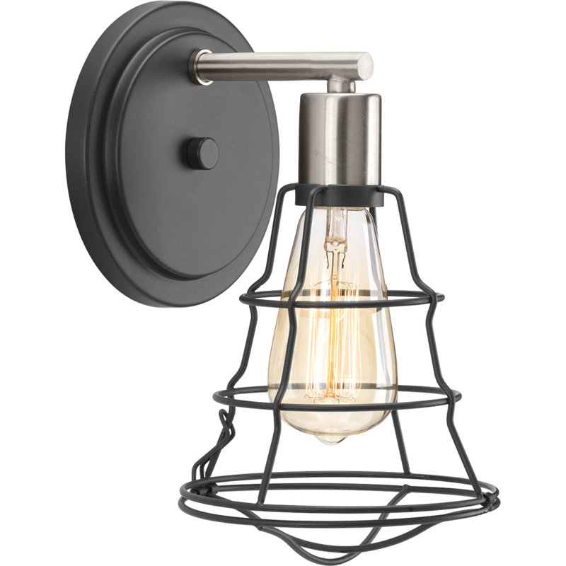 Éclairage de meuble-lavabo graphite 1 lumières Theressa