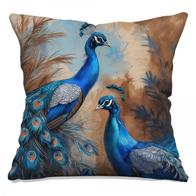 Coussins décoratifs Blue Peacock
