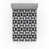 Black/Pale Gray/White Geometric