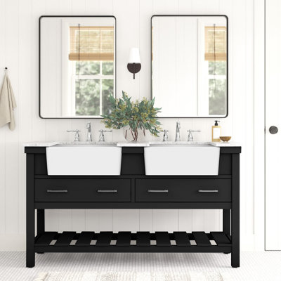 Ensemble de meuble-lavabo double 60 po Pelaghia