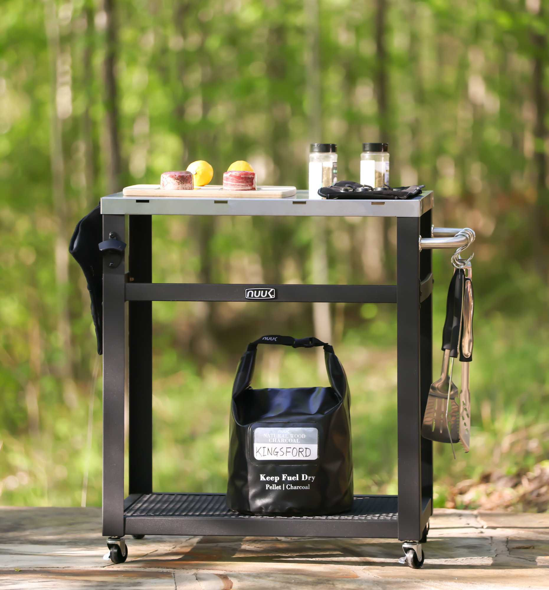 Outdoor Grilling Prep and Carry System