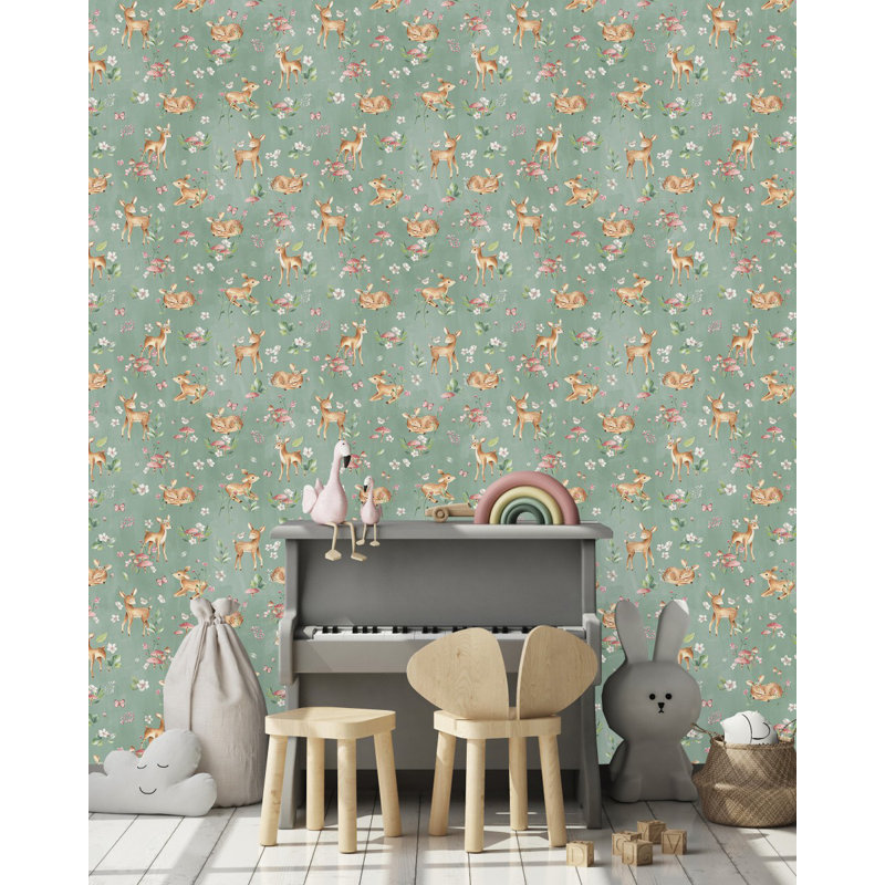 Keori Floral Tile, 2.08' W x 18.75' L